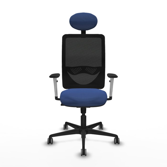 PIQUERAS Y CRESPO Silla de oficina Zulema con mecanismo Sincro, Azul marino y Negro PIQUERAS Y CRESPO Silla de oficina Zulema con mecanismo Sincro, Azul marino y Negro