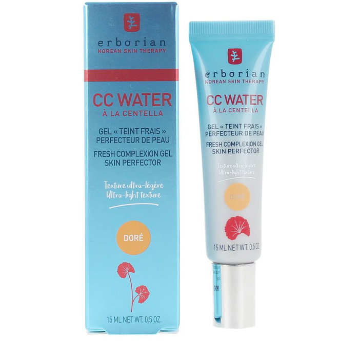 Erborian CC Water À La Centella Asiatica Gel Refrescante Matificante #Dorado 15 ml