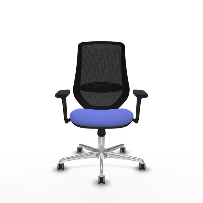 PIQUERAS Y CRESPO Silla de oficina Mardos con mecanismo Sincro, Azul claro y Negro PIQUERAS Y CRESPO Silla de oficina Mardos con mecanismo Sincro, Azul claro y Negro