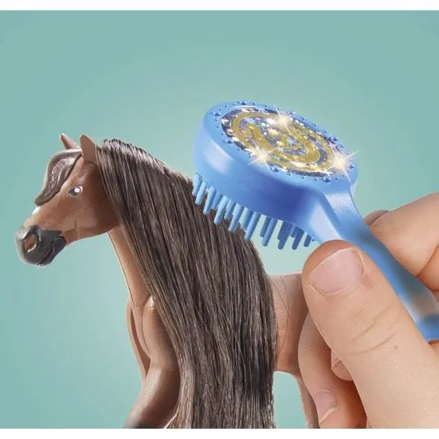 Playmobil 71355 Zoe & Blaze con Carrera de Obstáculos - Caballos de la Cascada - Con Obstáculos Modulares - A Partir de 5 Años