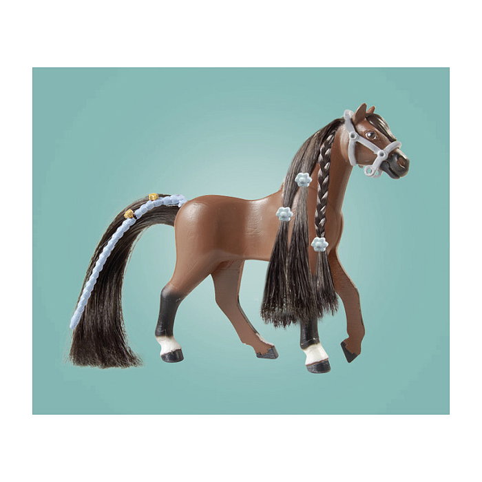 Playmobil 71355 Set Granja Horses of Waterfall con Zoe & Blaze y Pista de Carreras para Niños de 5 a 12 Años