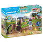 Playmobil 71355 Set Granja Horses of Waterfall con Zoe & Blaze y Pista de Carreras para Niños de 5 a 12 Años
