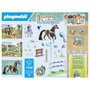 Playmobil 71355 Set Granja Horses of Waterfall con Zoe & Blaze y Pista de Carreras para Niños de 5 a 12 Años