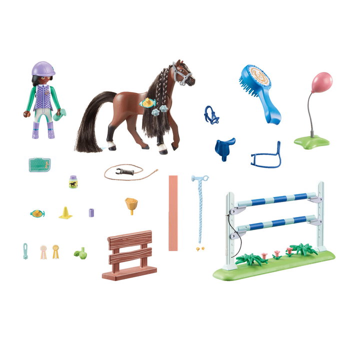 Playmobil 71355 Horses of Waterfall - Zoe & Blaze con circuito de obstáculos Playmobil 71355 Horses of Waterfall - Zoe & Blaze con circuito de obstáculos