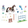 Playmobil 71355 Horses of Waterfall - Zoe & Blaze con circuito de obstáculos