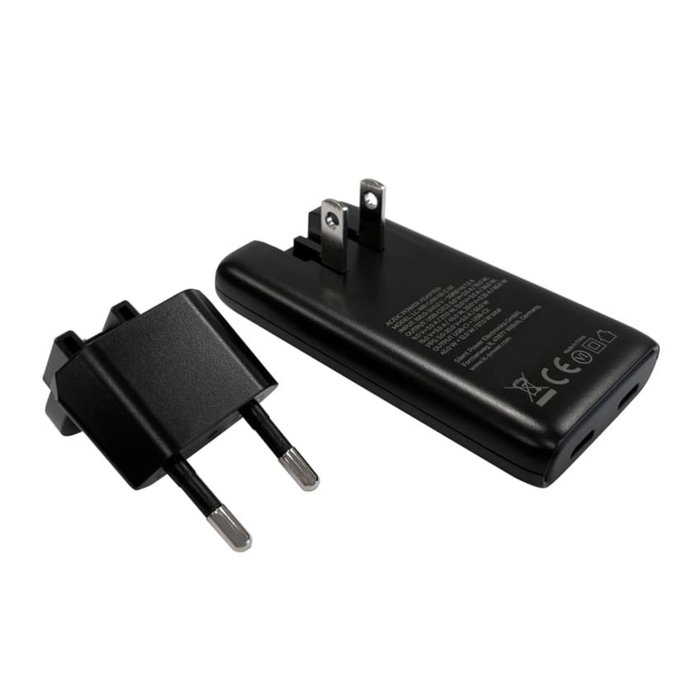 LC-Power LC-NB-GAN-65-ST Cargador GaN de 65 W con 2x USB-C