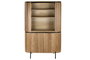 DKD Home Decor Estantería Paulownia y Metal Natural 110x39x170