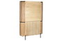 DKD Home Decor Estantería Paulownia y Metal Natural 110x39x170