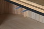 DKD Home Decor Estantería Paulownia y Metal Natural 110x39x170