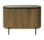 DKD Home Decor Estantería Paulownia y Metal Natural 110x39x170