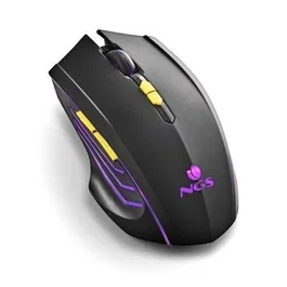 Ngs GMX-200 Ratón Inalámbrico Gaming 3200 DPI 7 Botones LED Negro