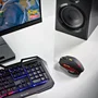 Ngs GMX-200 Ratón Gaming Inalámbrico Óptico 3200 DPI Rechargeable 7 Botones Ambidiestro RGB Ultraligero 91g 2.4GHz Compatible PC/PS/Xbox/Switch