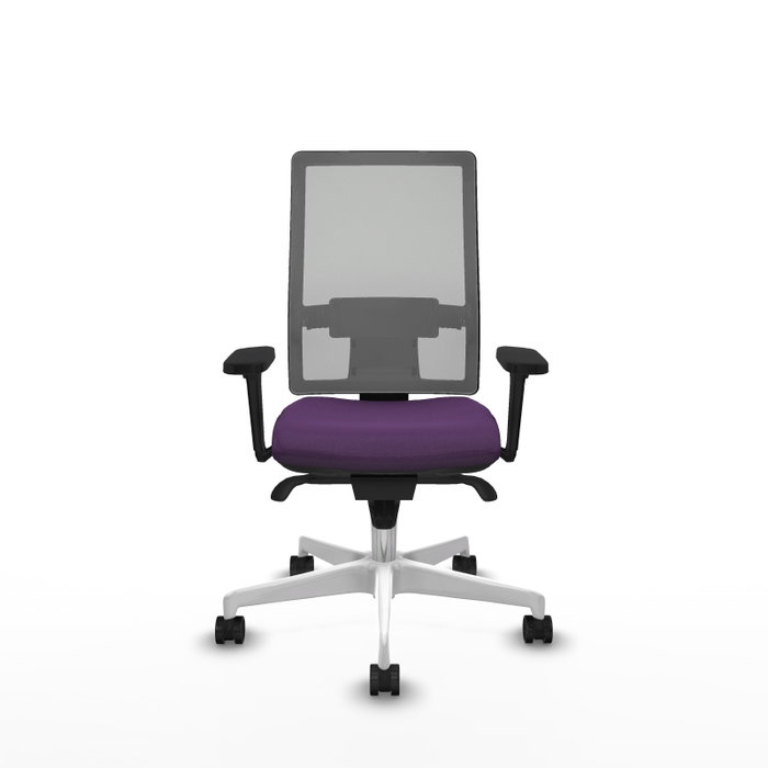 PIQUERAS Y CRESPO Silla de oficina Horna con mecanismo Sincro, Morado y Gris PIQUERAS Y CRESPO Silla de oficina Horna con mecanismo Sincro, Morado y Gris