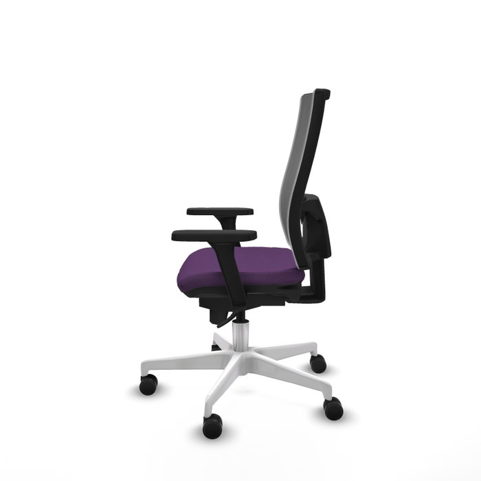 PIQUERAS Y CRESPO Silla de oficina Horna con mecanismo Sincro, Morado y Gris PIQUERAS Y CRESPO Silla de oficina Horna con mecanismo Sincro, Morado y Gris