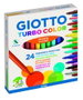 Giotto Turbo Color Estuche de 24 Rotuladores Surtidos