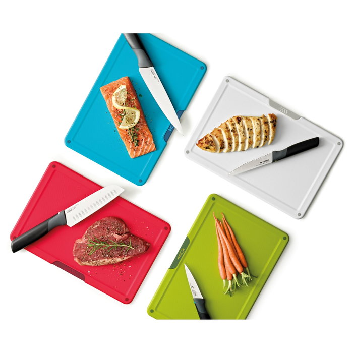 Joseph Joseph Folio Icon Plus Set de 8 piezas de tablas de cortar y cuchillos