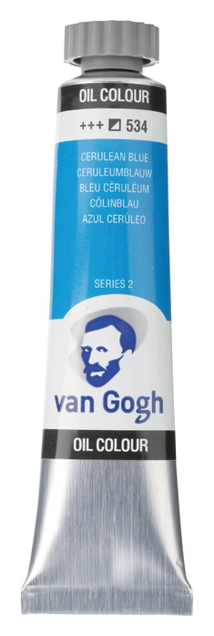 Van Gogh Pintura al óleo Azul Cerúleo 534 Tubo 20 ml Van Gogh Pintura al óleo Azul Cerúleo 534 Tubo 20 ml