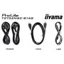 Iiyama ProLite T2752MSC-B1AG Monitor Táctil de 68.6 cm (27") Full HD IPS, 1920 x 1080, 100 Hz, 5 ms, HDMI, DisplayPort, USB, Negro