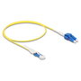 DeLOCK Cable de fibra óptica CS a LC Duplex UPC OS2 0,5 m