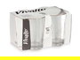 Vivalto Set 4 Vasos Vidrio Carajillo 140 ml, Transparente, 14.5x9x11 cm (Set de 24)