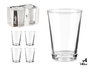 Vivalto Set 4 Vasos Vidrio Carajillo 140 ml, Transparente, 14.5x9x11 cm (Set de 24)