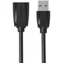 Vention VAS-A44-B150 Cable de Extensión USB 2.0 Macho a Hembra Negro 1.5m
