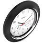 Mebus 19453 Reloj de Pared Controlado por Radio con Termómetro e Higrómetro