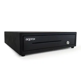 Approx Cajón Portamonedas appCASH01USB Negro