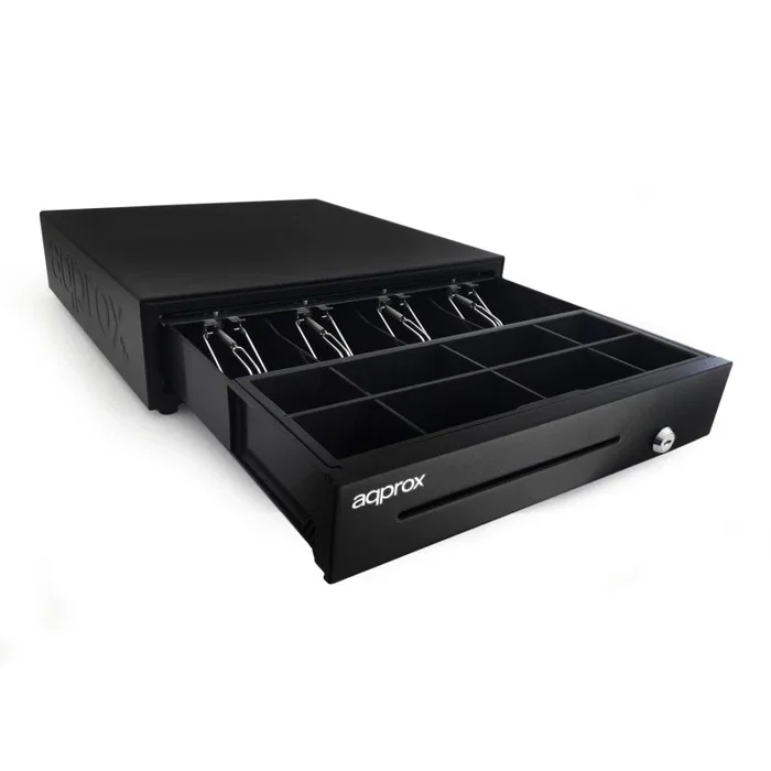 Approx appCASH01USB Cajón de efectivo electrónico Negro
