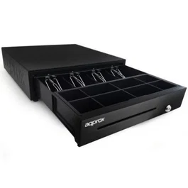 Approx Cajón portamonedas appcash01usb manual y automático negro