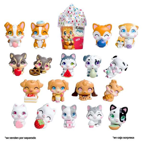 Smoby Figura Kawaii Pups Minifiguras Sorpresa Smoby Figura Kawaii Pups Minifiguras Sorpresa