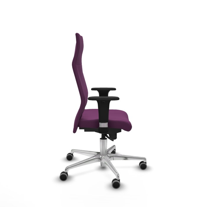 PIQUERAS Y CRESPO Sillón Albacete Morado con Mecanismo Sincro y Base de Aluminio PIQUERAS Y CRESPO Sillón Albacete Morado con Mecanismo Sincro y Base de Aluminio
