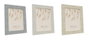 DKD Home Decor Set de 3 Marcos de Fotos Zorrito 24,5x2x29,5 cm Surtido