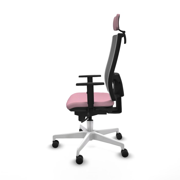 PIQUERAS Y CRESPO Silla de oficina Horna Rosa con mecanismo Sincro PIQUERAS Y CRESPO Silla de oficina Horna Rosa con mecanismo Sincro