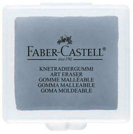 Goma De Borrar Faber-Castell 127220 Moldeable Gris (Carboncillo-Pastel) (Ud.) (Set de 18)