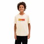 Camiseta de Manga Corta Infantil Jack & Jones Jorfrederiksberg Beige