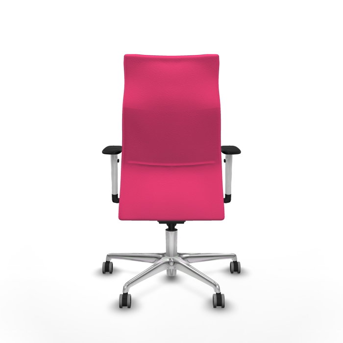 PIQUERAS Y CRESPO Sillón Albacete con Mecanismo Sincro, Similpiel Rosa, Base Aluminio PIQUERAS Y CRESPO Sillón Albacete con Mecanismo Sincro, Similpiel Rosa, Base Aluminio
