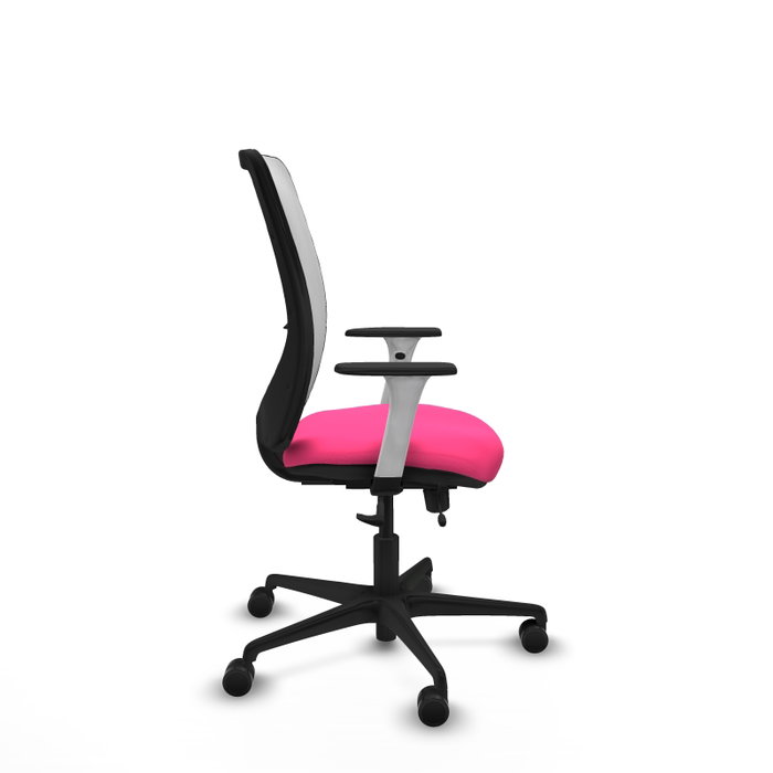 PIQUERAS Y CRESPO Silla de oficina Zulema Rosa y Blanco PIQUERAS Y CRESPO Silla de oficina Zulema Rosa y Blanco