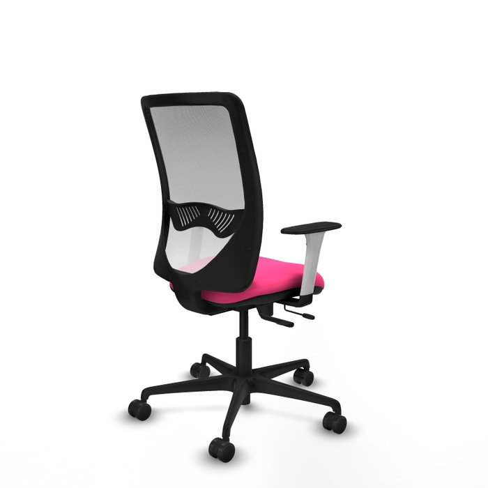 PIQUERAS Y CRESPO Silla de oficina Zulema Rosa y Blanco PIQUERAS Y CRESPO Silla de oficina Zulema Rosa y Blanco
