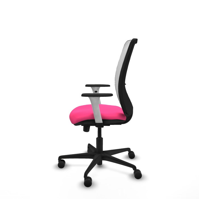 PIQUERAS Y CRESPO Silla de oficina Zulema Rosa y Blanco PIQUERAS Y CRESPO Silla de oficina Zulema Rosa y Blanco