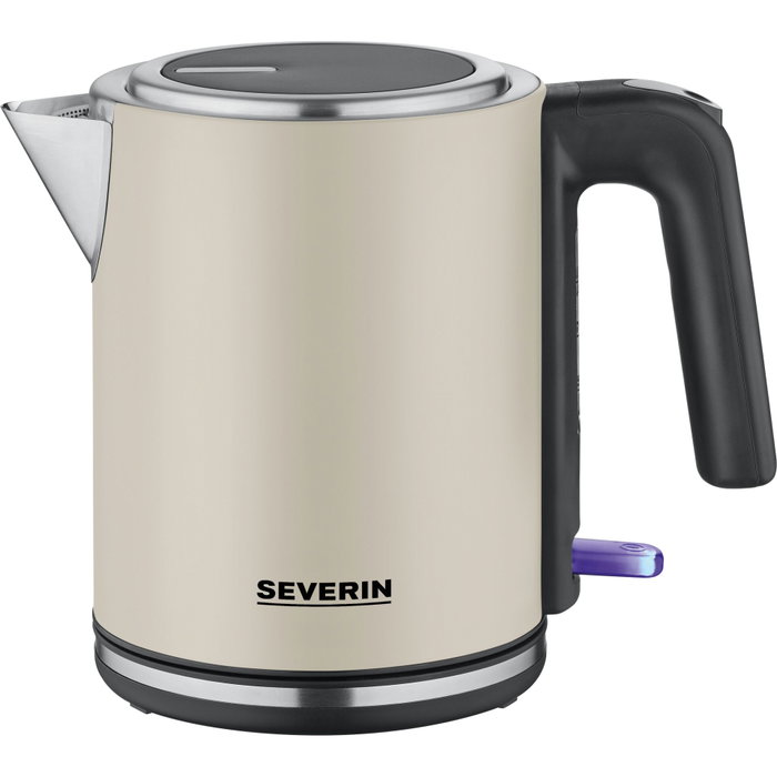 Severin WK 9577 Hervidor eléctrico de 1 litro, Beige