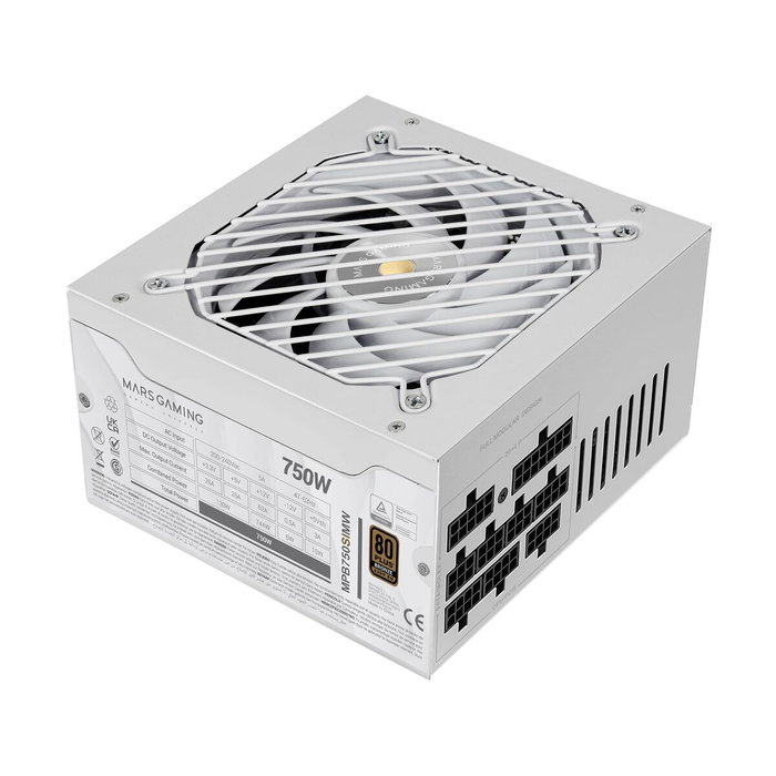 Mars Gaming MPB750SIMW 750W Blanco Full Modular 80 Plus Bronze