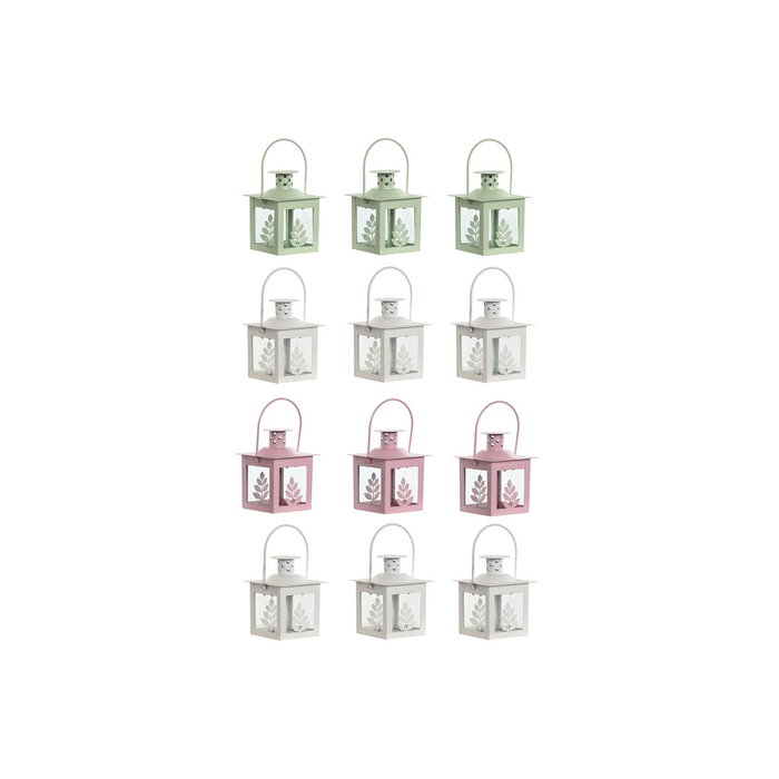 DKD Home Decor Set de 3 Farolas de Hierro con Diseño de Mariposa DKD Home Decor Set de 3 Farolas de Hierro con Diseño de Mariposa