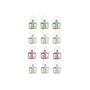 DKD Home Decor Set de 3 Farolas de Hierro con Diseño de Mariposa