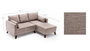 Atelier Del Sofa Sofá Cama Esquinero Derecho Bella 2 - Crema 205x140 cm