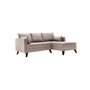 Atelier Del Sofa Sofá Cama Esquinero Derecho Bella 2 - Crema 205x140 cm