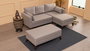 Atelier Del Sofa Sofá Cama Esquinero Derecho Bella 2 - Crema 205x140 cm