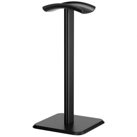 Aisens Soporte Universal para Auriculares HSM001-397 Negro, Base Sólida, Montaje Rápido, Protege Diadema, Compatible con Todo Tipo de Auriculares