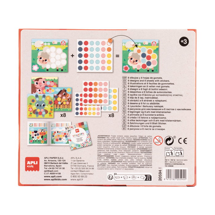 APLI KIDS Caja de Stickers La Granja 20594 Apli APLI KIDS Caja de Stickers La Granja 20594 Apli