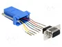 DeLOCK 65430 Kit de montaje Sub-D 9p hembra a RJ45 hembra